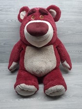 Lotso Hugs Bear Disney Store 22" Toy Story Strawberry Scented Large Soft Plush