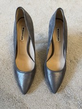 Whistles Silver Leather High