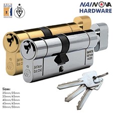 Euro Cylinder Door Lock 1 Star