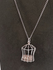 925 STERLING SILVER DICE CAGE