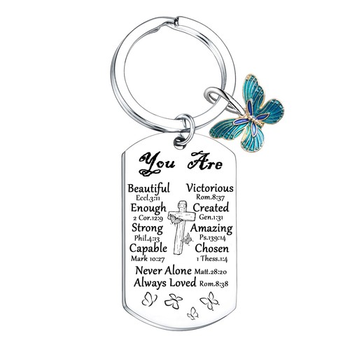 Bible verse keyring for - for, women