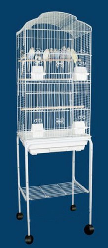 Large shell top bird cage - shell,