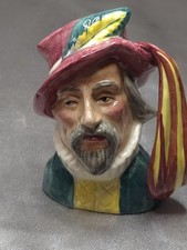 vintage Sir Walter Raleigh Toby Jug Artone Hand Painted