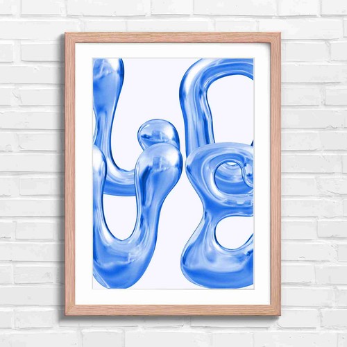 Chrome abstract sculpture - abstract, art