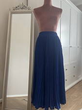 Blue Skirt Pleated size L