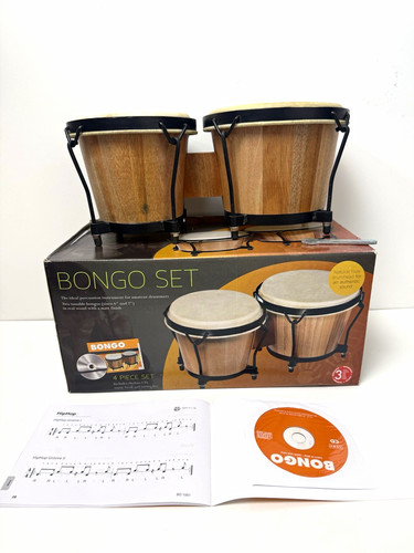 Bongo set 6in - set, wood
