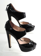 Miu Mui Ladies Patent Black