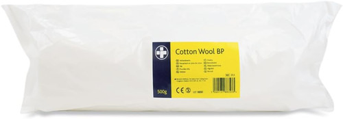 Cotton wool 500g pack - cotton,