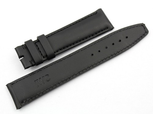 Iwc genuine black leather - genuine,