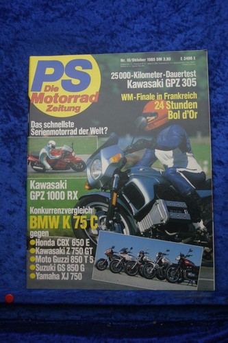 Motorcycle newspaper 85 - motorcycle, 10/85