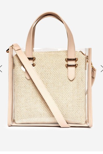 White perspex shopper - white,