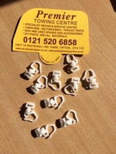 CLIC CURTAIN HOOKS GLIDERS SWIFT ABBEY ACE CARAVAN MOTORHOME PACK 10 (S310)
