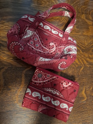 Tiny vera bradley red paisley - vera,