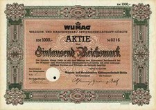 Wumag Wagon Mechanical Engineering 1935 Görlitz Cottbus Saxony Krefeld 1000 RM Elevant S