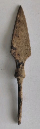 Ancient roman iron arrowhead - ancient,