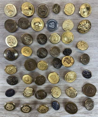 Vintage brass gold military - vintage,
