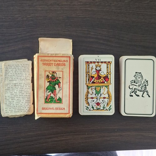 Original 1974 english tarot - 1974,