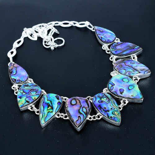 Abalone shell pear gemstone - shell,