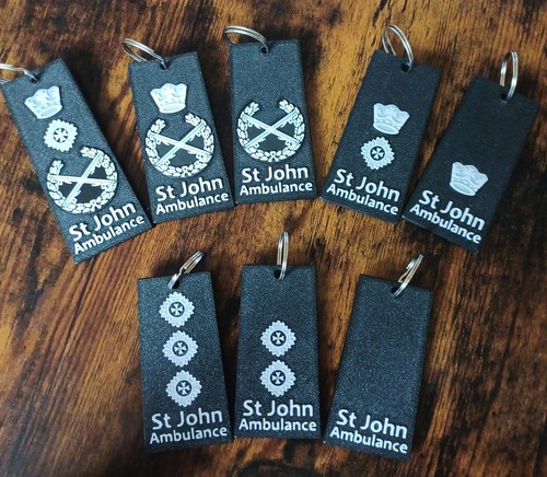John ambulance rank - john,