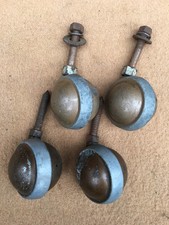 4 vintage ball casters, 2 Archibald Kenrick & sons, 2 Shephard's