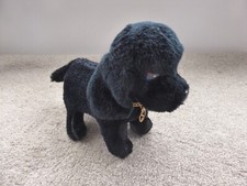 Battery Operated Jamina Black Dog Toy with Necklace