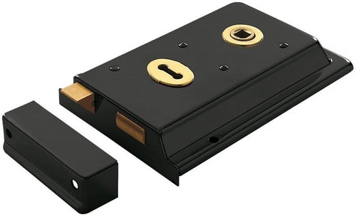 Excel rim sashlock - black, |