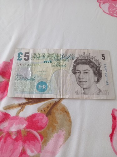 Bank england five - of, pounds