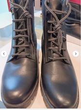 Gabor Black Leather zipped