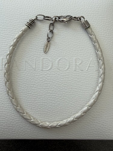 Chamilia white braided leather - chamilia,