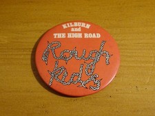 Rare Vintage Kilburn And The High Road Rough Kids Ian Dury Punk Rock Music Badge