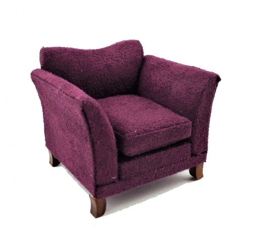 Dolls house modern purple - dolls,