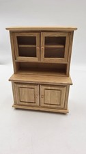 Miniature Wooden Kitchen Cabinet Scale 1:12 Diorama Scene Dresser
