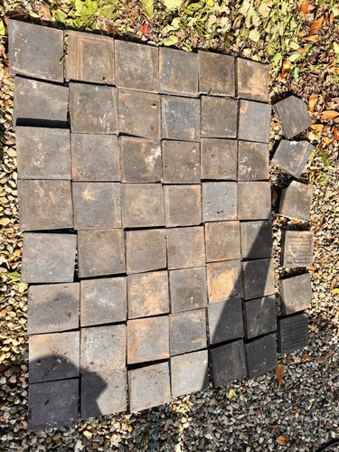 6x6 quarry tiles - quarry, £2
