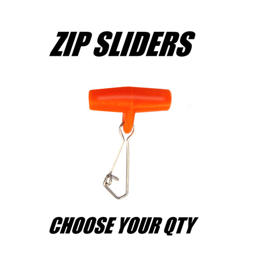 Sea fishing zip sliders slider - sliders,