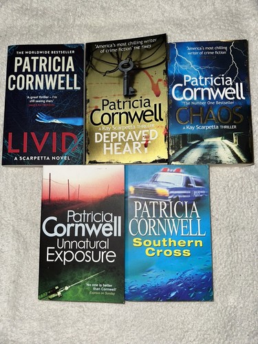 Patricia cornwell books 5 - x,