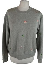 CATH KIDSTON Grey Crewneck Jumper size S Womens Pullover Outdoors Outerwear