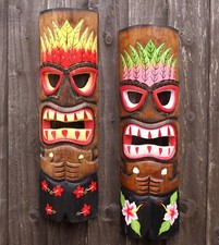 Tiki Bar Mask Bundle Wooden