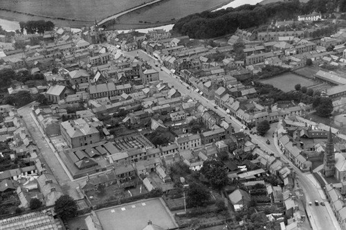 Annan general view high - annan,, view,