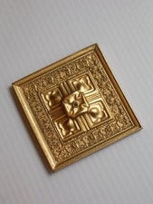 Dolls House Ornate Large Square  Art Deco Centre Ceiling Rose  1 / 12th  Scale