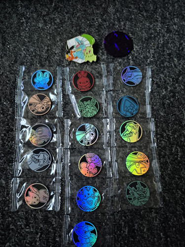 Pokémon sealed coins - pokémon,