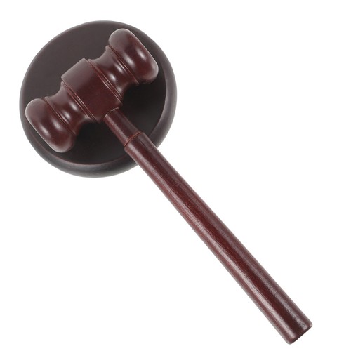 Wooden judge gavel hammer - wooden,