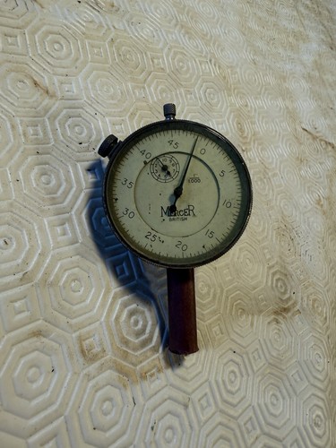 Mercer england dial gauge - mercer,