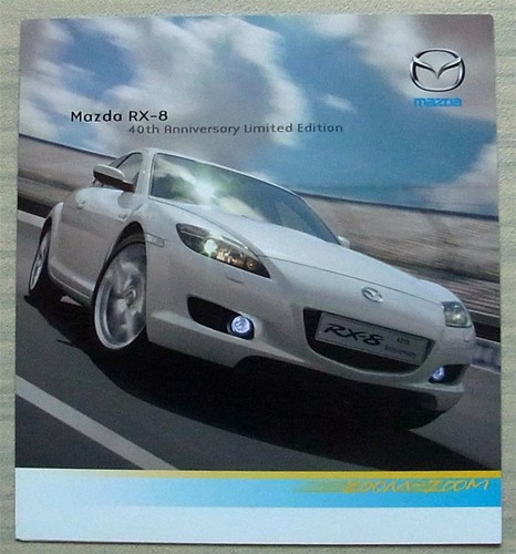 Mazda 40th anniversary - rx-8,