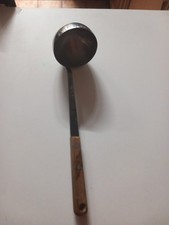 Vintage Prestige Wooden Handled Soup Ladle Wirh Pouring Lip
