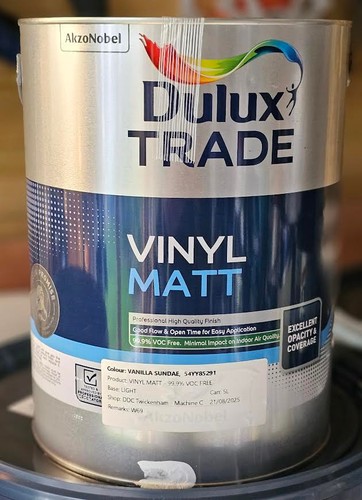 Dulux trade vinyl - vinyl, matt