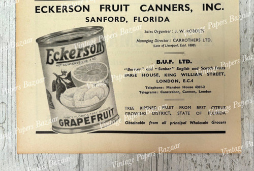 Eckerson grapefruit - eckerson's,