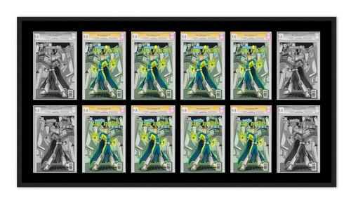Black comic book - black,