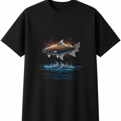 Ghost carp glowing - ghost, sea
