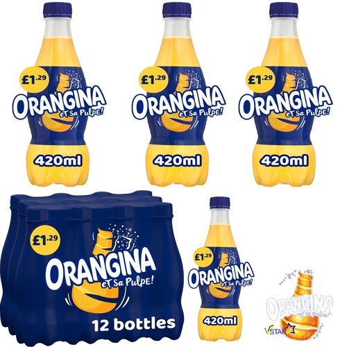 Orangina sparkling fruit drink - orangina,