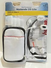 Nintendo DS Lite Accessory Kit -White, Hama 52047, Bag,Stylus,Game Case,Thumb R